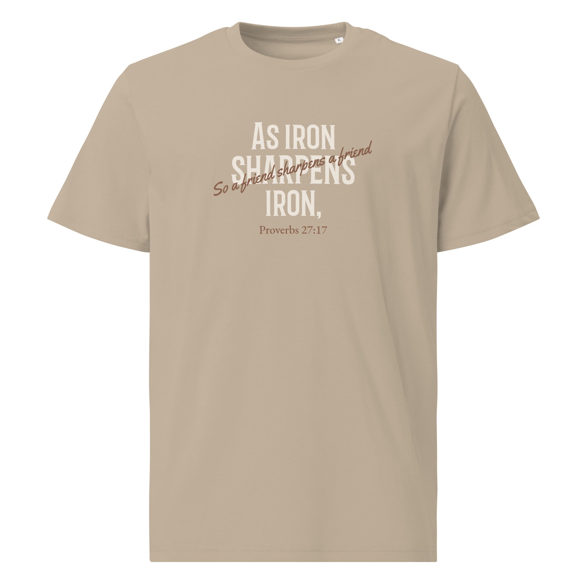 As Iron Sharpens Iron Unisex Organic Cotton T-Shirt